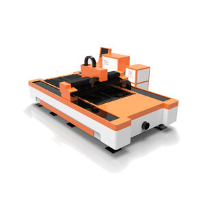 Ekonomický jednoduchý dvojitý pracovní stůl CNC laserový řezací stroj na plechové vlákno