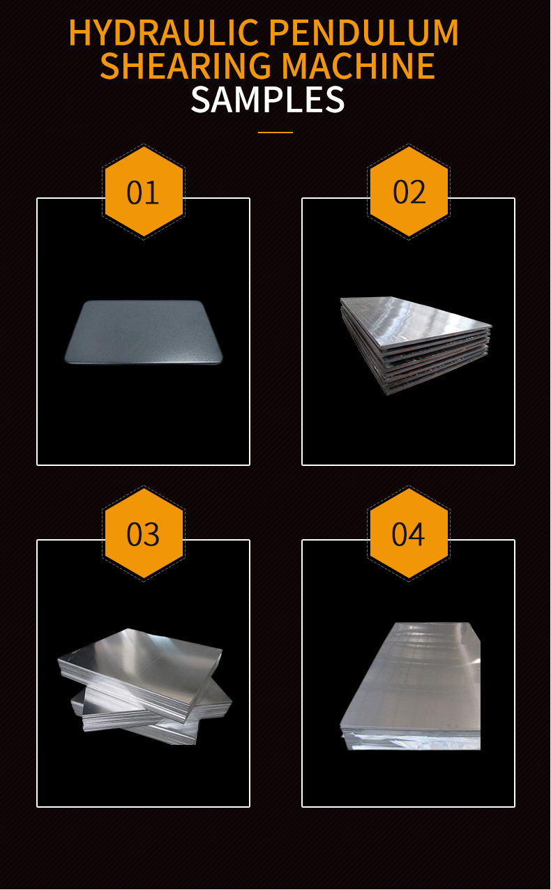 Hydraulic Pendulum Cnc Swing Beam Sheet Metal Plate Shearing Machine Hydraulické kyvadlo CNC swing Beam Plechové nůžky na plech